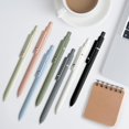 thumbnail image 2 of shiyou-Retractable Gel Pens,7 Pcs 0.5mm Japanese Black Ink Fine Point Morandi Pens for Writing Smooth,Cute Office School Supplies Stationery Gifts for Women Men Stocking Stuffers (Style A), 2 of 4