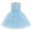 Blue, variant on IBTOM CASTLE Toddler Little Flower Girls Princess Tulle Dress Sleeveless Floral Embroidery Tutu 3D Butterfly Back Bowknot For Wedding Birthday Party Evening Formal 2-3T Champagne