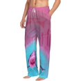 thumbnail image 6 of Salouo Pink Shark Pool Fantasy Print Pajama Pants for Men, Lounge Pants Elastic Waistband Casual Men's sleepwear Loungewear Sleep Pajama Pant -X-Large, 6 of 7
