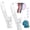 V Shape - Screw Mount, variant on TRINKA 2-Pack Acrylic Hat Hook for Baseball Caps, No-Drill Adhesive Wall Organizer for Door Bedroom Closet, Clear