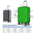 thumbnail image 4 of Fuzoiu Green Print Suitcase Cover,Washable Luggage Covers for Suitcase,Elastic Luggage Protector Cover,Scratch Resistant Travel Suitcase Covers-Small, 4 of 7