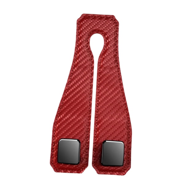 Generic Asiento Reposacabezas Gancho Interior Assecories Auto Asiento Organizador Percha para Monederos Rojo