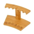 thumbnail image 3 of Estante de almacenamiento de tubos de varillas de incienso, organizador moderno de madera multifunción, soporte de tubo de incienso desmontable para 6 hoyos, 3 of 8
