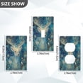 thumbnail image 2 of Light Switch Cover Switch Plate Outlet Cover Plug Cover for Electrical Unused Outlet Cover Beautiful Glowing Deer, 2 of 6