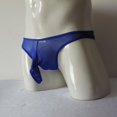 thumbnail image 3 of Hot Men's Bulge Pouch Ropa interior Malla transparente G-String Calzoncillos de encaje Soledad Ropa interior de hombre, 3 of 8