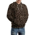 thumbnail image 5 of Leopard Print Men's Women New Sweatshirt Hoodie Men's Plus Size Sweatshirt Hooded Sweatshirt 3d Printed Street Men's Cloth, 5 of 6