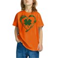 thumbnail image 2 of FAIWAD Hauts pour Enfants pour la Saint-Patrick Manches Courtes Col Rond Ample Confortable Chandail Garçons Filles T-Shirts Imprimés Mignons, 2 of 4
