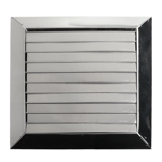 100mm Stainless Steel Wall Vent Weatherproof Square Grill for Outdoor Walls