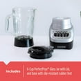 thumbnail image 5 of BLACK+DECKER BL1230SG PowerCrush 6-Cup Countertop Blender with Glass Jar and 4-Speed Settings, 700W Motor, Silver, 5 of 8