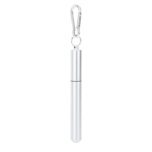 Paja Portátil Ecológica, Kit de Cepillo de Limpieza de Paja RetrácaTil Para Beber Paja de Paja de Paja Recta, Botella reutilizable para beber