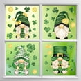 thumbnail image 3 of 9 Sheets Patricks Day Window Clings Leprechaun Green Double Sided Print Shamrock Irish Window Stickers Decals, 3 of 11