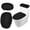 black, variant on Tripumer 2 PcsToilet Covers Elegant Toilet Lid Cover and Toilet Tank Lid Cover for Bathroom Modern Home Decor Black