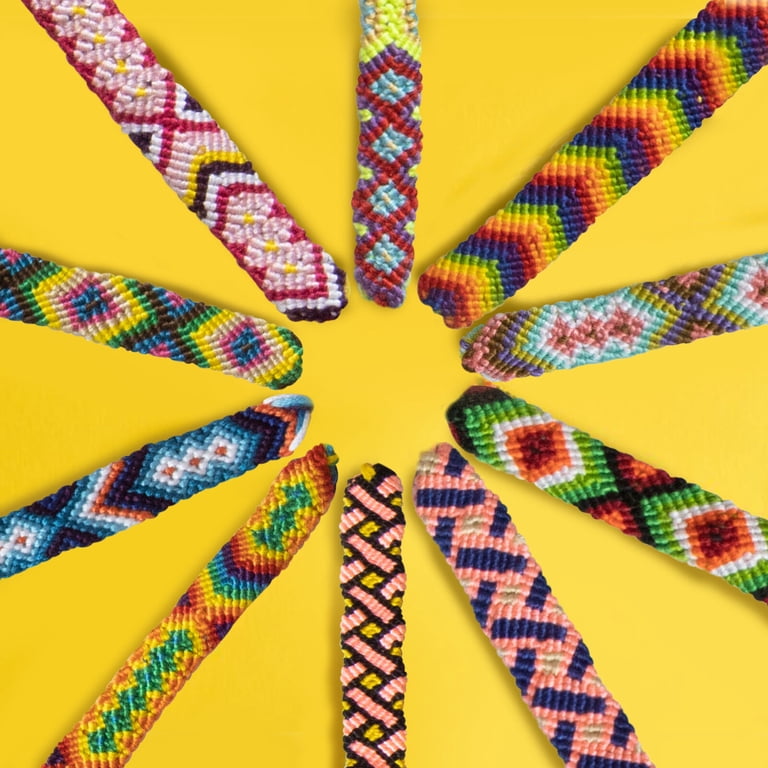 Novelty Place 10 Pcs Woven Friendship Bracelets - Nepal  display picture 1