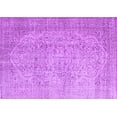 thumbnail image 1 of Ahgly Company Indoor Rectangle Abstract Purple Contemporary Area Rugs, 7' x 10', 1 of 4