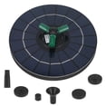 thumbnail image 1 of IFANLANDOR RGB Lights Solar Outdoor Fountain Fountain Pump Assorted Color 1 Set, 1 of 8
