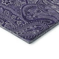 thumbnail image 4 of Addison Rugs Mayfield Washable Traditional Paisley Purple Runner Rug, 2'3" x 7'6", 4 of 5