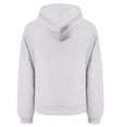 thumbnail image 5 of Plain Hoodies for Women 2025 Fall Winter Long Sleeve Basic Hooded Sweatshirt with Pockets Pullover Tops, 5 of 6
