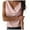 Pink, variant on WEIYLL Tops Women Silk Satin Tank Cowl Neck Sleeveless Camisole Basic Loose White Blouse Sizes S