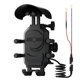 thumbnail image 2 of Soporte para teléfono para motocicleta,Soporte para teléfono de motocicleta con cargador USB,Soporte para teléfono giratorio de 360 grados ajustable para viajes,Base para teléfono a prueba, 2 of 7