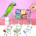 thumbnail image 4 of CNKOO 4 Pcs Mini Chariot de Courses Chariot de Courses Coloré Mini Chariot à Main Mode Mini Ulitily Trolley Rangement de Bureau ZZZ, 4 of 5