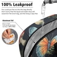 thumbnail image 5 of Obrewu Mushroom Butterfly Pattern Lunch Bag for Adult, Insulated, Leakproof, Oxford Cloth, 5 of 7