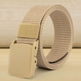 thumbnail image 2 of Leather Belt | Fngz Adjustable Waist Belt | Nylon Belts Ideal for Men Mens Belts Casual with Automatic Buckle No Holes Belt Ideal for Men, 2 of 3
