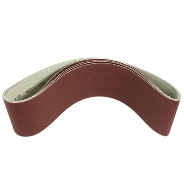 Uxcell 4" x 36" 120 Grit Lapped Joint Aluminum Oxide Sanding Belts 4 Pack