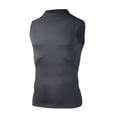 thumbnail image 7 of Avirosel Men's Tank Top Sleeveless Round Neck Elastic Fitness Base Top Comfortable Athletic Moisture Wicking Shirt for Daily Wear Dark Gray, 7 of 7