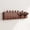Walnut Color, variant on Colourtree Wooden Piano Coat Rack Wall Mount, Modern Wall Art Flip Down Magnetic Hooks Wall Hook Hat Hanger