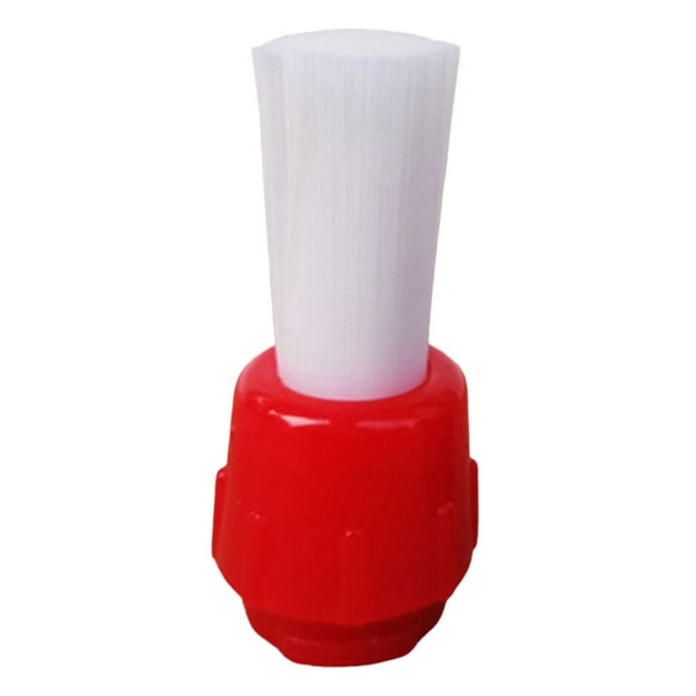 Abbracc Coffee Machine Cleaning Brush Head Replacement Cleaner Tools Grime for Home Red