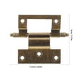 thumbnail image 2 of BRIGHTFUFU Bisagras Vintage Doradas Para Puertas De Mecanismo Aluminio Resistente, 2 of 6