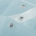 thumbnail image 4 of Barossa Design Lightweight Waterproof Shower Curtain PEVA Liner with 3 Magnets -Light Blue, 72" x 72", 4 of 7