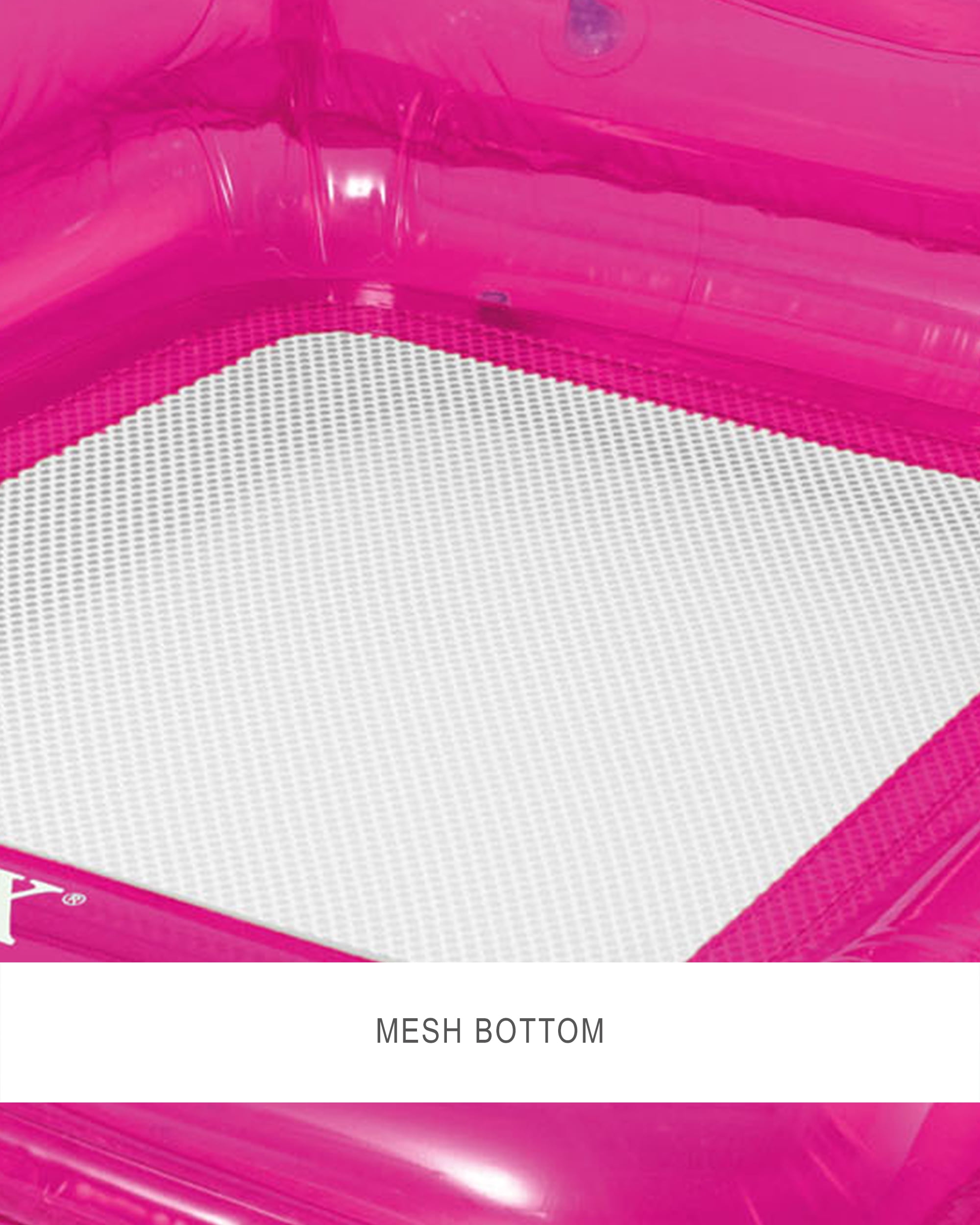 Intex Transparent Lounge - Pink