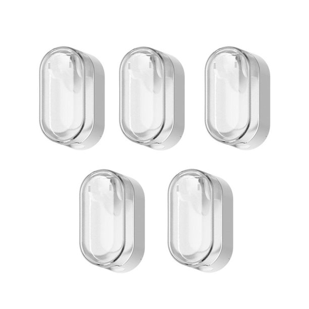 TQEHS 2 soportes para cepillos de dientes, soporte para cepillos de dientes montado en la pared con tapa, tapas para cabezales de cepillos de dientes, 2 en 1, organizador de cepillos de dientes adhesi