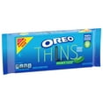thumbnail image 3 of OREO Thins Mint Creme Chocolate Sandwich Cookies, Family Size, 13.1 oz, 3 of 16