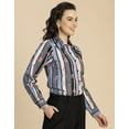 thumbnail image 3 of Moomaya Long Sleeve Spread Collar Cotton Shirt - Regular Women's Casual Shirt, 3 of 9