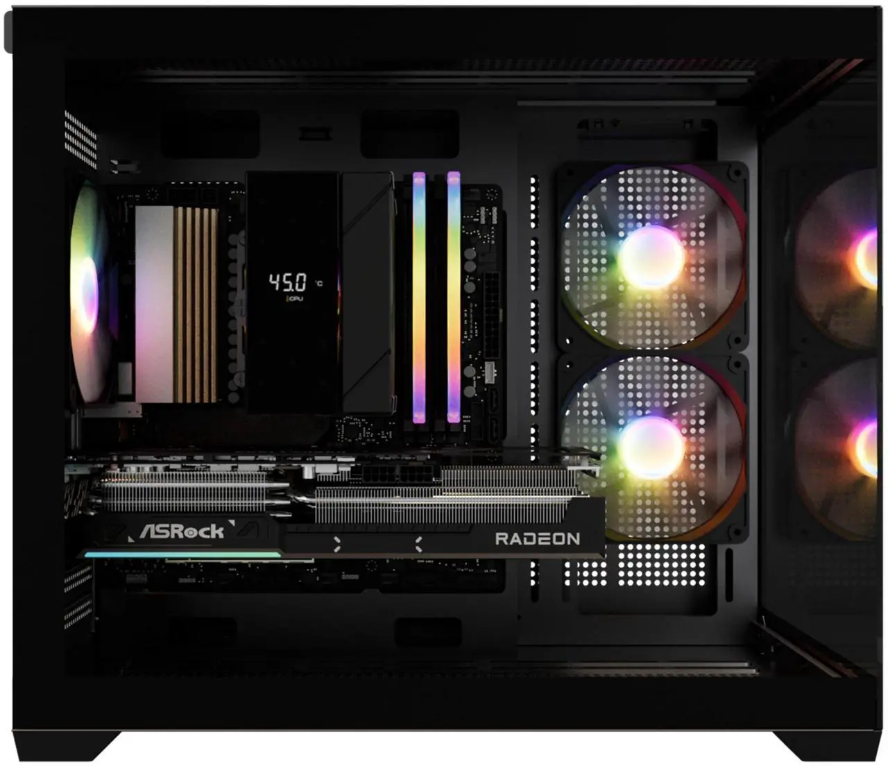 Andromeda Insights AMD Spectra Gaming PC - RX 9070 XT 16GB | Ryzen 5 9600X (5.4 GHz Turbo Boost) | 16GB DDR5 6000MHz | 1TB Gen4 SSD | 850W Gold | ARGB | Wi-Fi + BT | Win 11