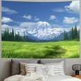thumbnail image 2 of JRXY Natural Landscape Tapestry - High-Quality Short Plush, Soft and Lightweight Painting, 2 of 6