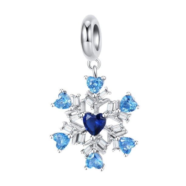 Abalorio navideño para pulsera perfecl colgante de plata regalo de Navidad