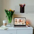 thumbnail image 5 of WHAMVOX Clear Acrylic Floating Shelves Storage Rack Organizer for Home, Office, Wall Display and Decorative Use, 5 of 8