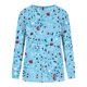 thumbnail image 4 of Ichuanyi liquidación de la moda femenina de la moda holgada las mangas de mangas largas de mangas largas sudaderas casuales ICHUANYI WER2023082207043, 4 of 5