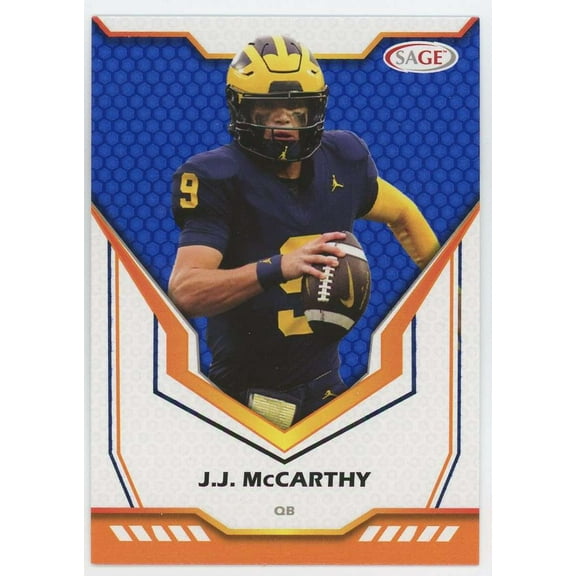 NFL 2024 High Series Blue JJ McCarthy #135 (Rookie)