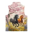 thumbnail image 5 of Pzuqiu Horse Kid Outerwear Vest Size 5-6 Polyester Warm Zipper Winter Sleeveless Jacket with Pockets Lightweight Comfortable Fall Outerwear Versatile Soft for Teen Girls Trendy, 5 of 7