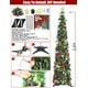 thumbnail image 4 of Árbol de Navidad SINTENILL desplegable de 6 pies con 100 luces LED de color verde, 4 of 9