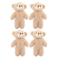 thumbnail image 1 of 4Pcs Cartoon Stuffed Animals Key Chain Pendants Plush Bear Bag Hanging Pendants, 1 of 3