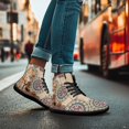 thumbnail image 3 of High Top Minimalist Barefoot Shoes for Women Wide Toe Box Casual Tennis Comfortable Fashion Sneakers with Zero Drop Sole, 3 of 9