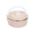 thumbnail image 4 of Boîte à Lunch Ronde pour Aliments 700 ml à 1 Couche, Boîte à Lunch en Acier Inoxydable, Boîte à Lunch, Boîte de Rangement pour Aliments, Boîte à Lunch pour Enfants, Aliments Chauds, 4 of 8