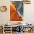 thumbnail image 2 of Orange and Grey Tapestry, 3D Style Machinery Structure Image Detailed Vivid Modern Contrast Colors, Wall Hanging for Bedroom Living Room Dorm Decor, 60W X 80L Inches, Orange Gray, by Ambesonne, 2 of 5