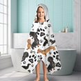 thumbnail image 6 of Dachshund Footprint Hooded Bath Towel，60"x35" for Ages 3 To 12 Kids, Quick Dry Lightweight Soft Microfiber Hood Beach Towel Cover Up for Kids, 6 of 7