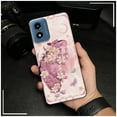 thumbnail image 6 of LYM-Phone Case For MOTO G Play 2024/4G/5G, Anti-knock Anti-dust Oil Painting flower Durable Fashion Design Dirt-resistant Shockproof Full wrap Phone Pouch Protective TPU Cartoon Cute, 6 of 9